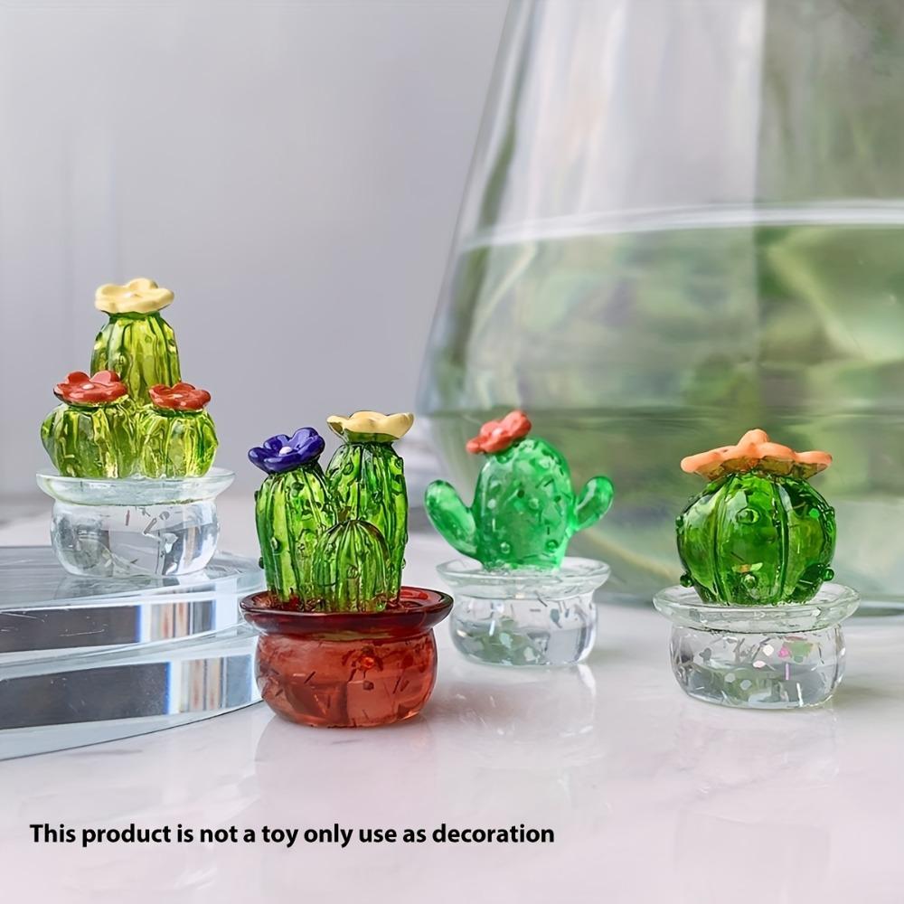 Набор из 4 очаровательных прозрачных фигурок кактусов из смолы - идеально подходит для дома, гостиной, декора кактусов, настольного дисплея, 4pcs
Набор из 4 очаровательных прозрачных фигурок кактусов из смолы - идеально подходит для дома, гостиной, декора кактусов, настольного дисплея, 4pcs