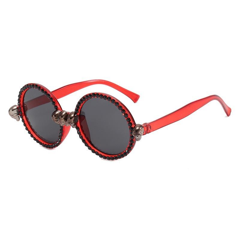 Fashion Round Frame Sunglasses, Personalized Tiled Skull Shape Glasses, Sunglasses
Fashion Round Frame Sunglasses, Personalized Tiled Skull Shape Glasses, Sunglasses
