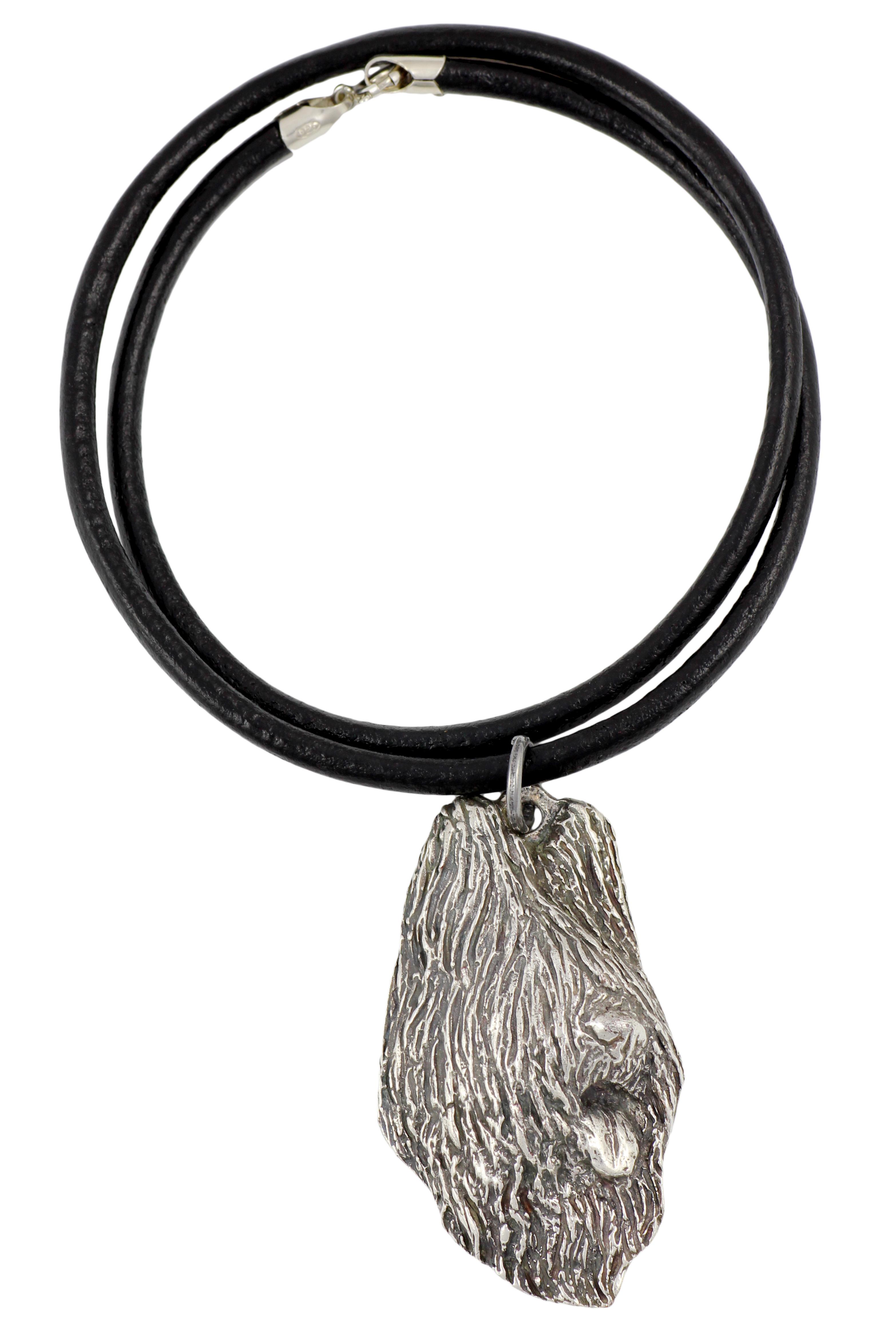 Briard, Berger de Brie I - Necklace with dog, silver-plated pendant for dog fan, unique jewelry by Art-Dog brand срібний
Briard, Berger de Brie I - Necklace with dog, silver-plated pendant for dog fan, unique jewelry by Art-Dog brand срібний