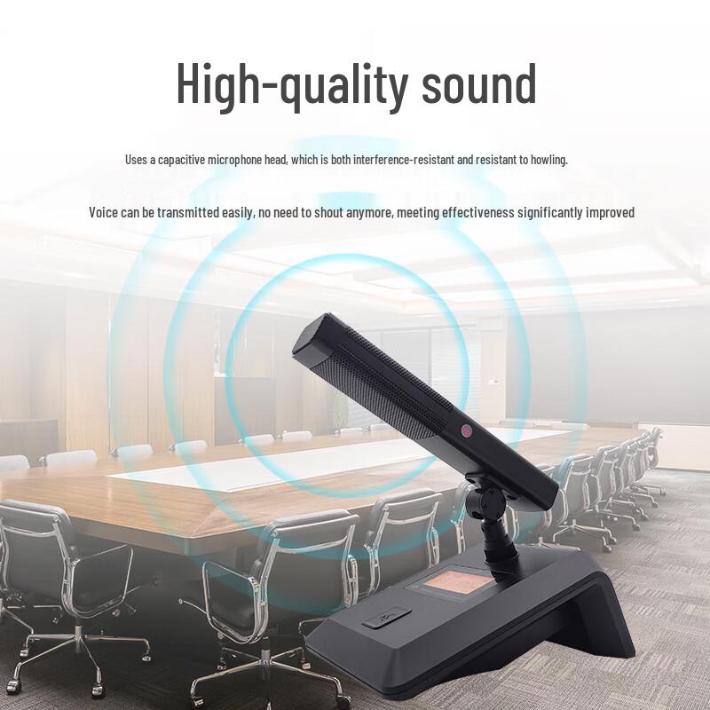 Hongshidao HSD-FT401 Professional Wireless Desktop Conference Microphone (CN version)
Hongshidao HSD-FT401 Professional Wireless Desktop Conference Microphone (CN version)
