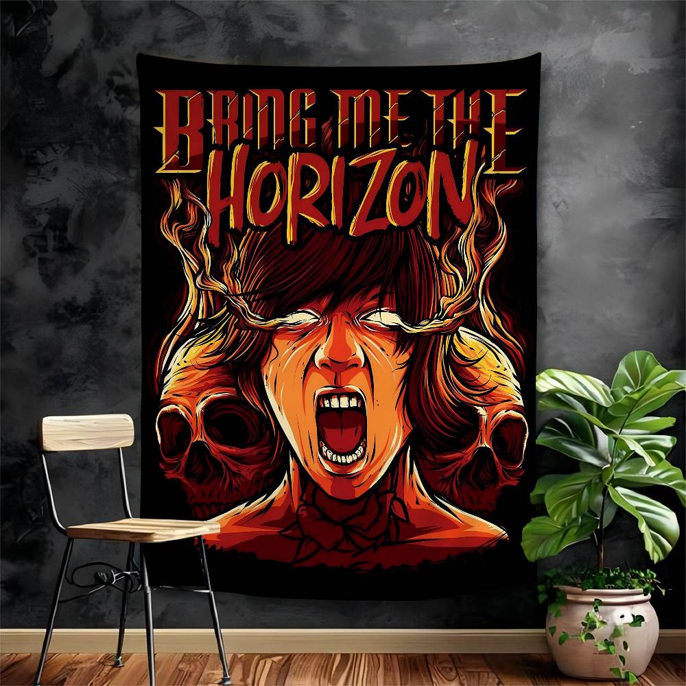 Bring Me The BMTH Horizon DIY Wall Tapestry Hanging Tarot Hippie Wall Rugs Dorm INS Home Decor 74x94cm(29x37in)
Bring Me The BMTH Horizon DIY Wall Tapestry Hanging Tarot Hippie Wall Rugs Dorm INS Home Decor 74x94cm(29x37in)