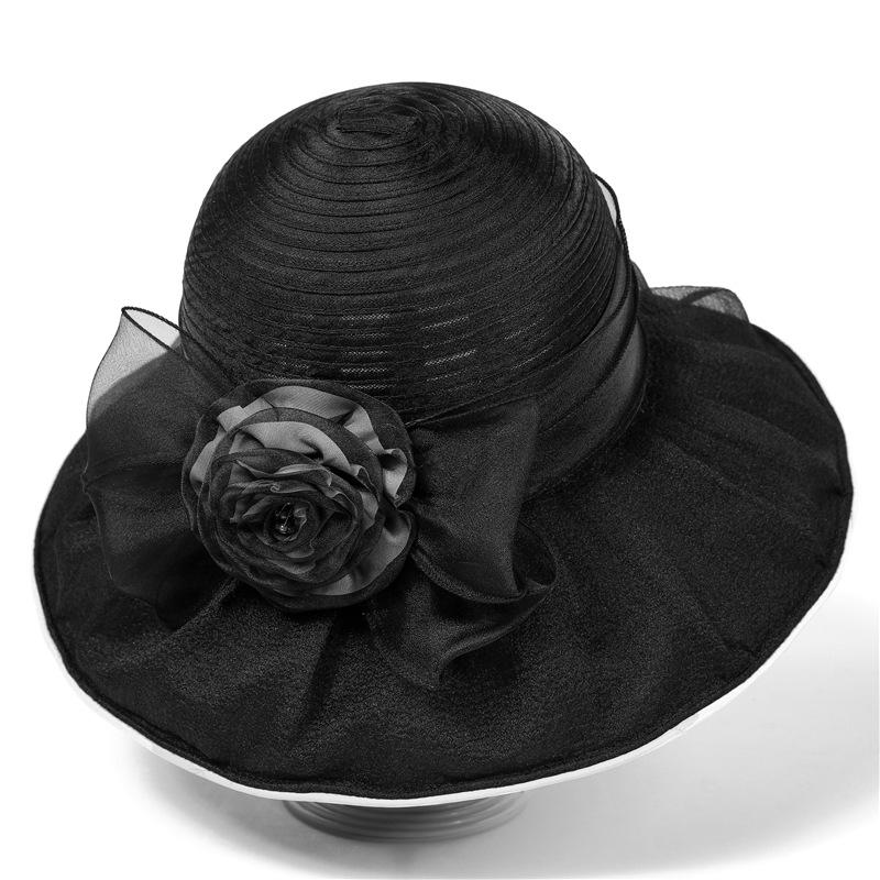 Sun Hat Women S Beach Bucket Hat Organza Flower Mother Sun Hat Sunscreen Basin Hat M(56-58cm) чорний
Sun Hat Women S Beach Bucket Hat Organza Flower Mother Sun Hat Sunscreen Basin Hat M(56-58cm) чорний
