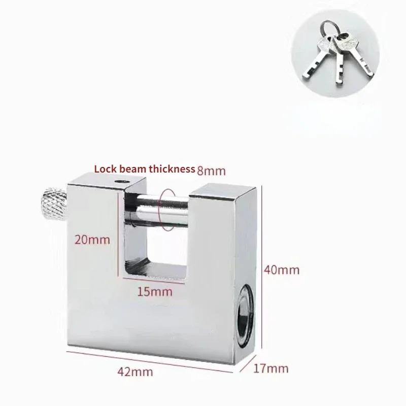Многофункциональный навесной замок с ключом, водонепроницаемый антикоррозийный противоугонный замок, открывающийся дверной замок с 3 ключами
Многофункциональный навесной замок с ключом, водонепроницаемый антикоррозийный противоугонный замок, открывающийся дверной замок с 3 ключами