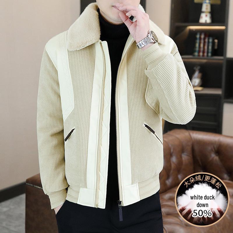 Winter Men s Down Jacket with Detachable Fur Collar - 50 White Duck Down L бежевий
Winter Men s Down Jacket with Detachable Fur Collar - 50 White Duck Down L бежевий