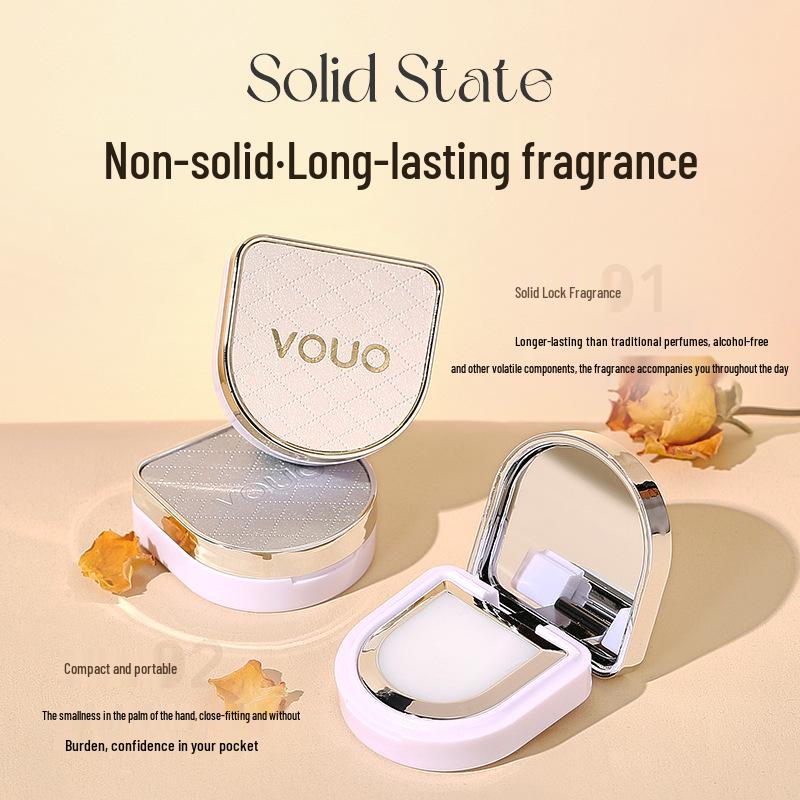VOUO Elegant Fresh Perfume Balm: Long-Lasting, Portable, Solid Pocket Fragrance. 01# Pillow Talk
VOUO Elegant Fresh Perfume Balm: Long-Lasting, Portable, Solid Pocket Fragrance. 01# Pillow Talk