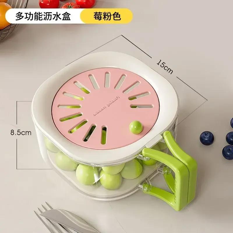 Fruit Washing and Draining Basket, Food Grade High Aesthetics with Lid, 2025 New Fruit Washing and Filtering Basket, Portable розовый
Fruit Washing and Draining Basket, Food Grade High Aesthetics with Lid, 2025 New Fruit Washing and Filtering Basket, Portable розовый