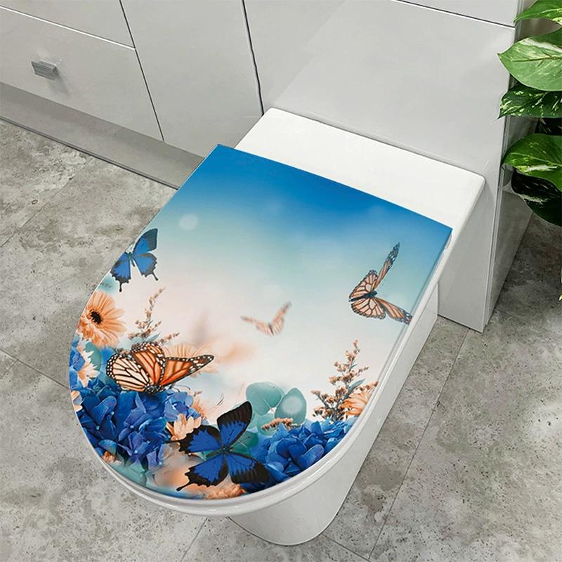 1pc 33*40cm Toilet Sticker PVC Rose Flower Butterfly Pattern Bathroom Decor Stickers Self-adhesive Paintings Removable Sticker 33X40cm
1pc 33*40cm Toilet Sticker PVC Rose Flower Butterfly Pattern Bathroom Decor Stickers Self-adhesive Paintings Removable Sticker 33X40cm