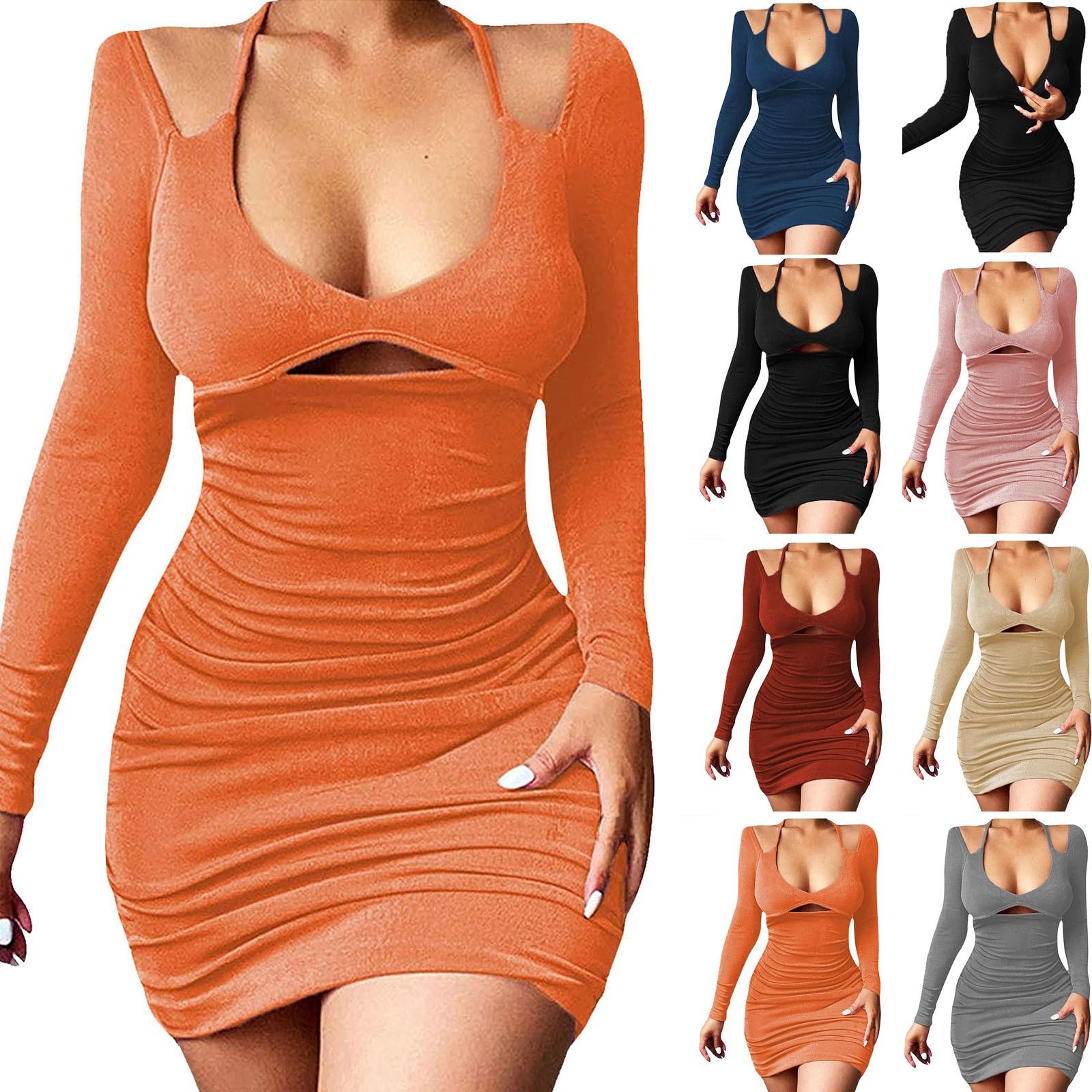 Женское модное сексуальное тонкое бандажное платье с длинными рукавами, зимнее платье со средней талией
Женское модное сексуальное тонкое бандажное платье с длинными рукавами, зимнее платье со средней талией