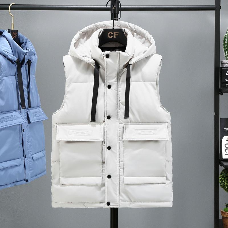 Жилет мужской пуховый хлопковый осенне-зимний с капюшоном и утолщенными плечами рабочая жилетка куртка 4XL
Жилет мужской пуховый хлопковый осенне-зимний с капюшоном и утолщенными плечами рабочая жилетка куртка 4XL