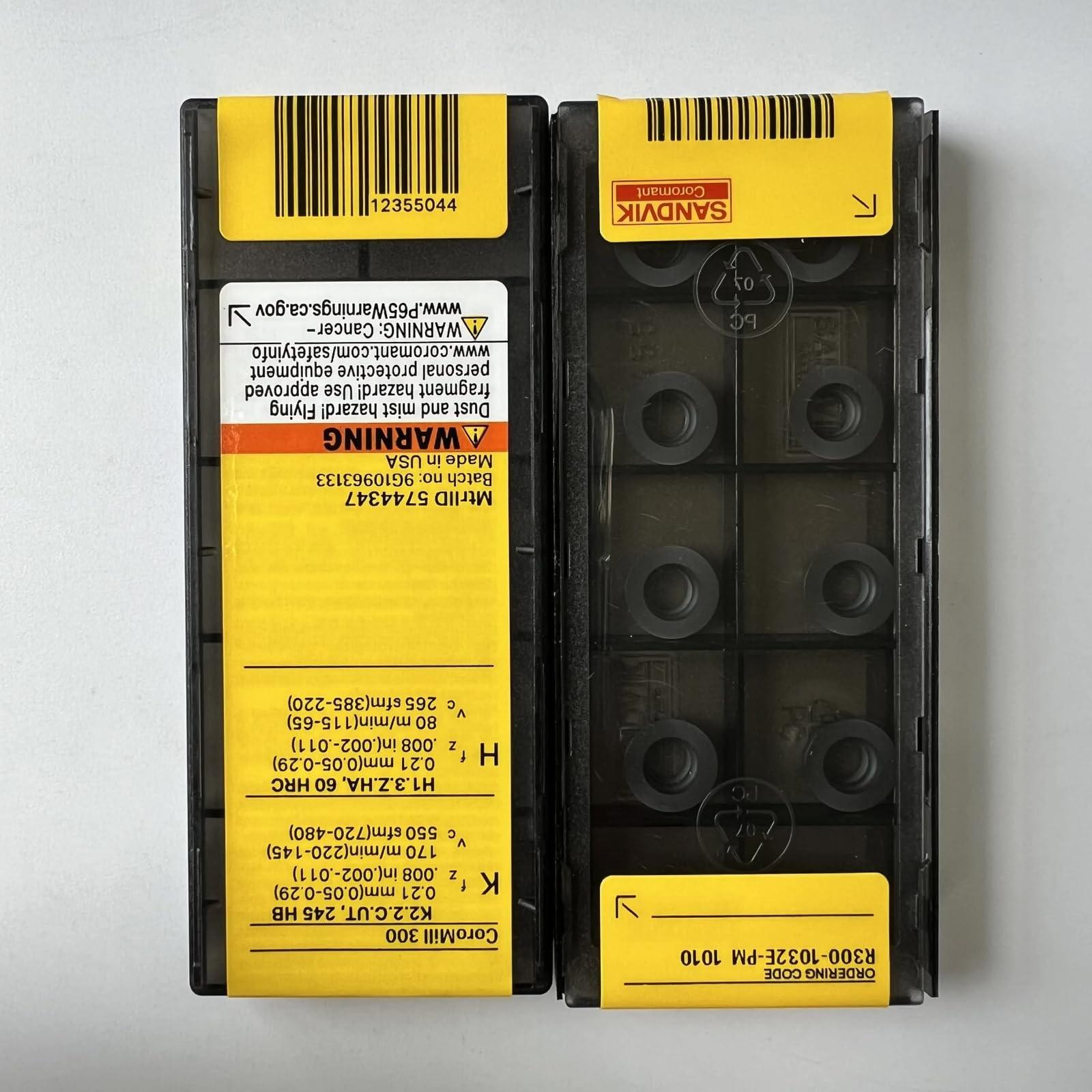 Original Sandvik / R300-1032E-PM 1010 / CNC lathe carbide blade 10 Pcs
Original Sandvik / R300-1032E-PM 1010 / CNC lathe carbide blade 10 Pcs