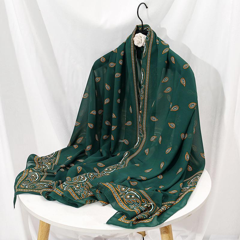 Printed Paisely Chiffon Scarf Long Muslim Woman Hijab Islamic Shawls and Wraps Office Warm Stoles Cashew Women s Scarves Turban
Printed Paisely Chiffon Scarf Long Muslim Woman Hijab Islamic Shawls and Wraps Office Warm Stoles Cashew Women s Scarves Turban