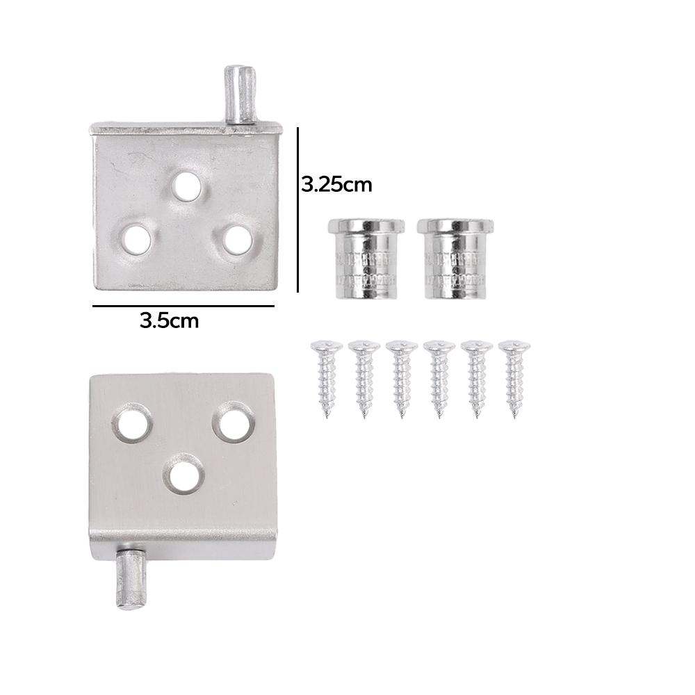Stainless Steel Concealed Hinges Wood Panel Invisible Cabinet Door Pivot CT Corner Codes Cupboard Bracket Hardwares 1set срібний
Stainless Steel Concealed Hinges Wood Panel Invisible Cabinet Door Pivot CT Corner Codes Cupboard Bracket Hardwares 1set срібний