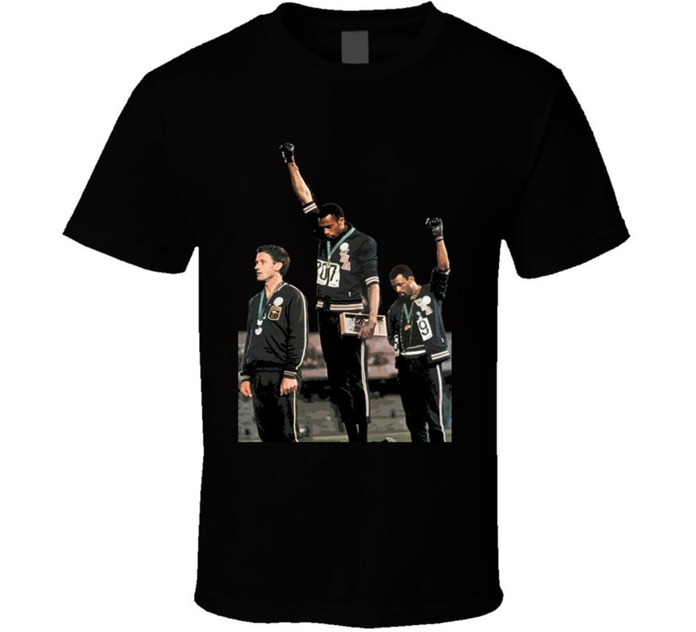 John Carlos Tommie Smith Black Power Salute 1968 Summer Olympics T Shirt Mens Womens Tees Top L
John Carlos Tommie Smith Black Power Salute 1968 Summer Olympics T Shirt Mens Womens Tees Top L