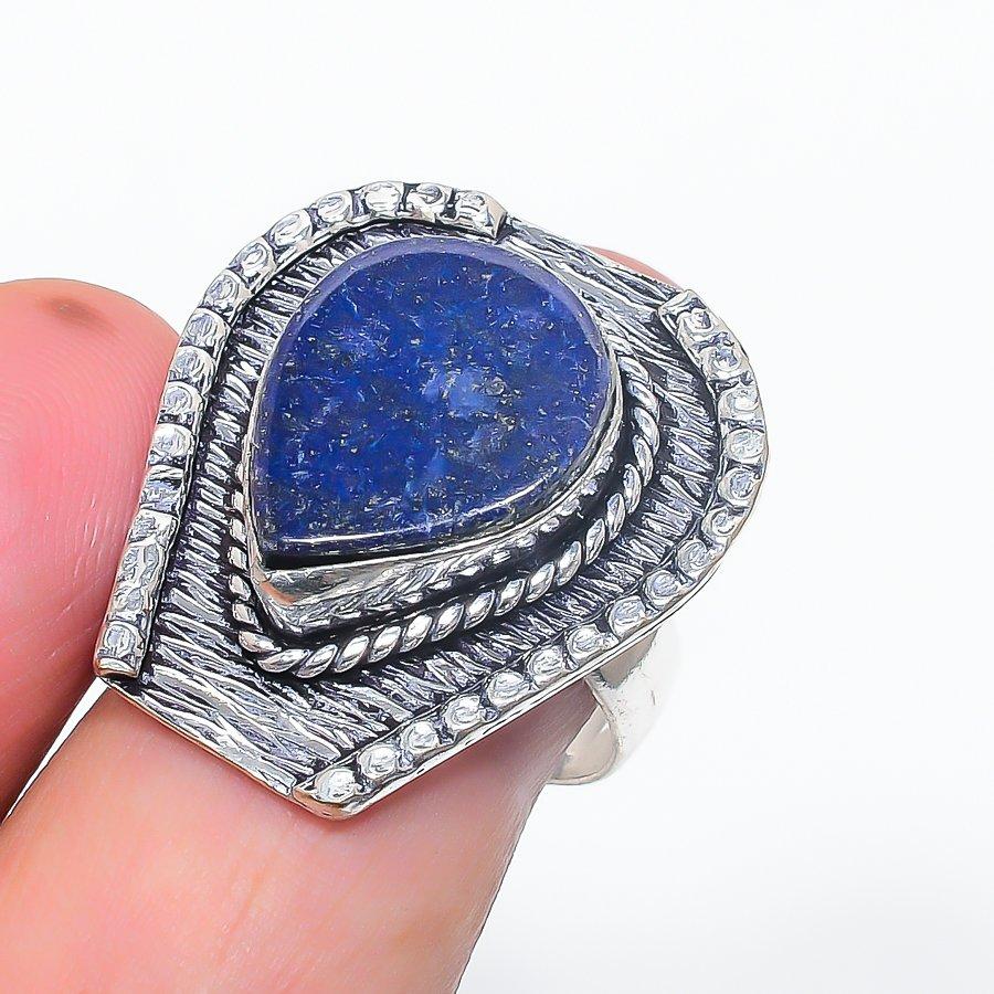 Natural Lapis Lazuli Gemstone 925 Sterling Silver Jewelry Ring Size 8.5 s9c31
Natural Lapis Lazuli Gemstone 925 Sterling Silver Jewelry Ring Size 8.5 s9c31