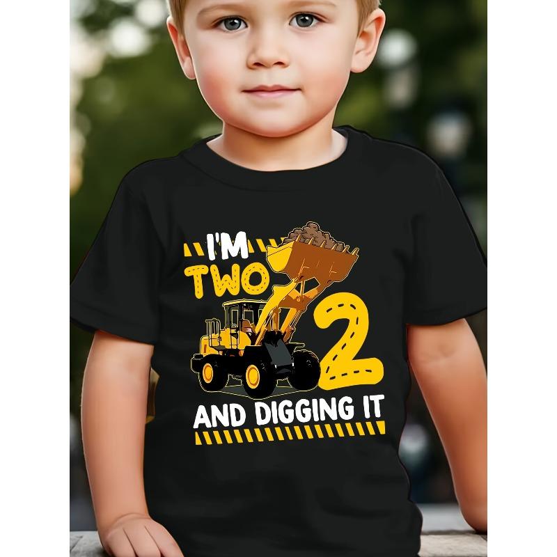 European sizes Summer Fashion Boys Short-Sleeve T-Shirt Excavator Cartoon Print Casual Top 164cm чорний
European sizes Summer Fashion Boys Short-Sleeve T-Shirt Excavator Cartoon Print Casual Top 164cm чорний