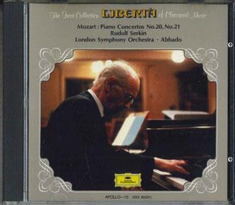 CD RUDOLF SERKIN - Mozart:piano Concertos No.20,no.21 APOLLO15 POLY DOR Japan Classical Used
CD RUDOLF SERKIN - Mozart:piano Concertos No.20,no.21 APOLLO15 POLY DOR Japan Classical Used