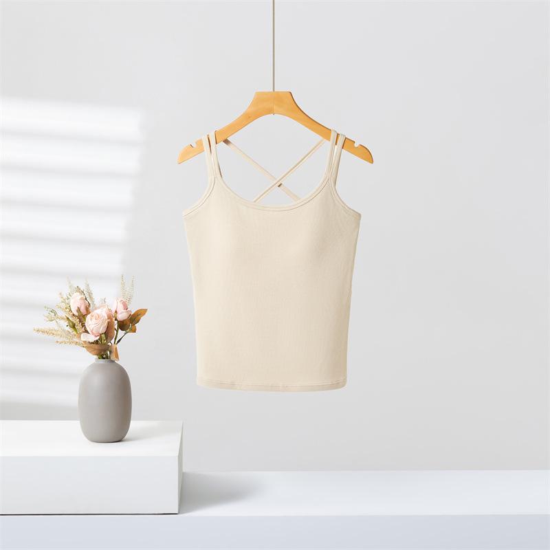 Весенне-летняя майка на двойных бретелях с нагрудной вставкой - Женский утягивающий и универсальный верхний топ One Size
Весенне-летняя майка на двойных бретелях с нагрудной вставкой - Женский утягивающий и универсальный верхний топ One Size