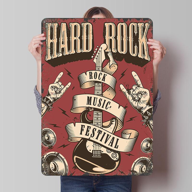 Музыкальный фестиваль Hard Rock Жестяной плакат Индивидуальное настенное искусство Винтажные ретро металлические знаки для украшения Декор гостиной Мужской дом 7.9x11.8In(20x30cm)
Музыкальный фестиваль Hard Rock Жестяной плакат Индивидуальное настенное искусство Винтажные ретро металлические знаки для украшения Декор гостиной Мужской дом 7.9x11.8In(20x30cm)