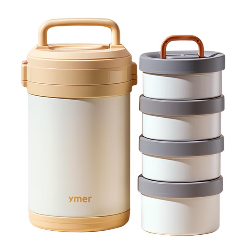 Ymer 4-Layer 304 Stainless Steel Insulated Lunch Box
Ymer 4-Layer 304 Stainless Steel Insulated Lunch Box