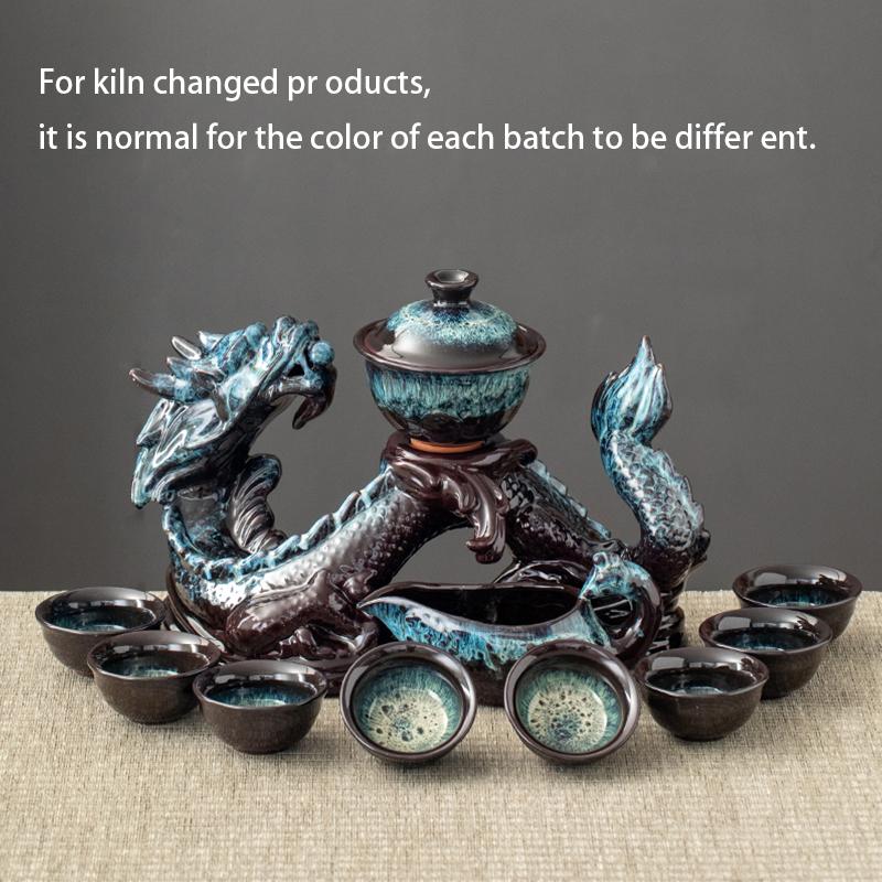 1 набор, креативный набор для ленивого чая, полуавтоматический чайник в форме дракона, магнитный вращающийся водопроводящий чайный набор, китайский чайный набор в стиле кунг-фу
1 набор, креативный набор для ленивого чая, полуавтоматический чайник в форме дракона, магнитный вращающийся водопроводящий чайный набор, китайский чайный набор в стиле кунг-фу