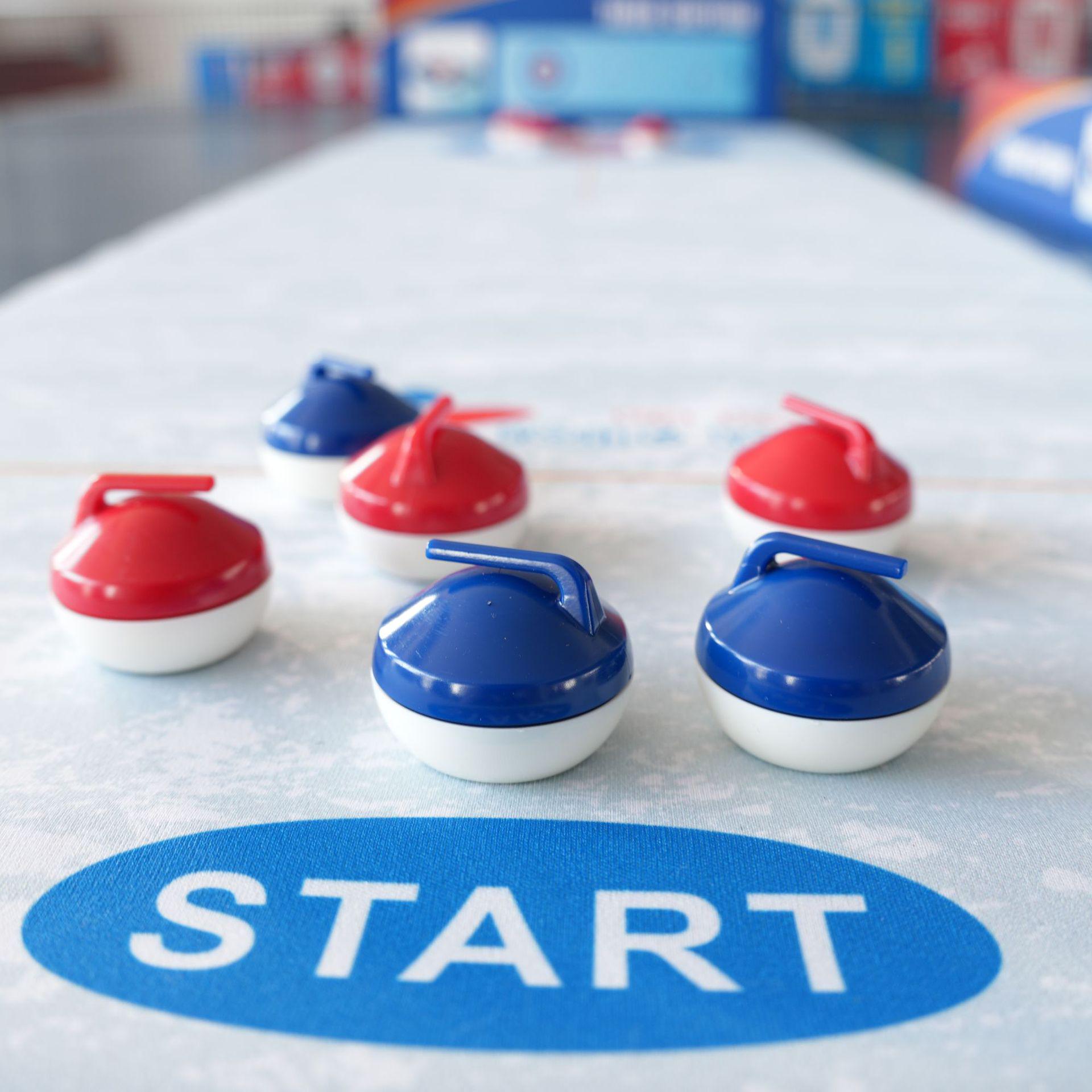 Portable 1.2m Curling Table Game Set for Kids - Educational Single-Sided Printed Rubber Mat світло-синій колір
Portable 1.2m Curling Table Game Set for Kids - Educational Single-Sided Printed Rubber Mat світло-синій колір