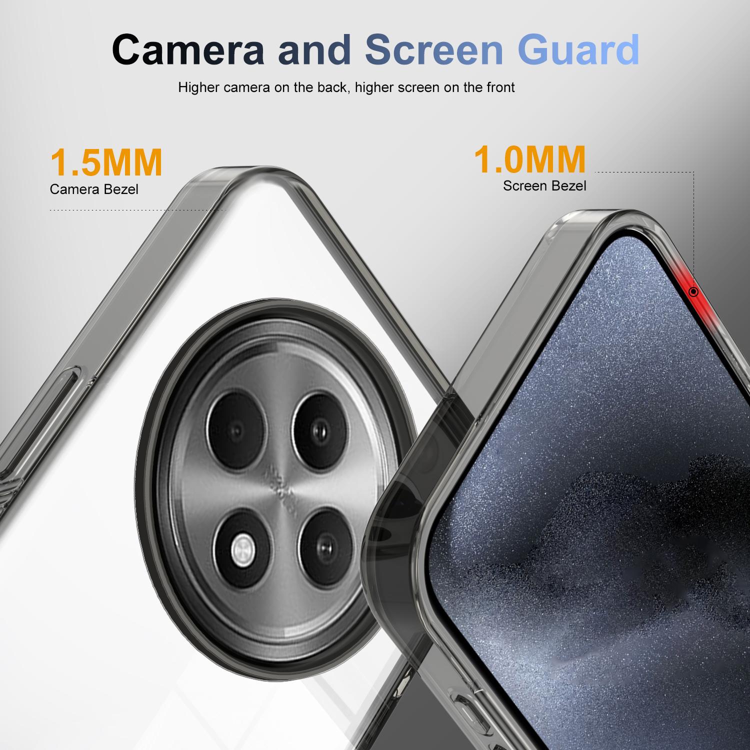For Oppo Reno12 F 4G/5G Clear Phone Case TPU+PC Anti-Slip Drop-Proof Back Cover Transparent
For Oppo Reno12 F 4G/5G Clear Phone Case TPU+PC Anti-Slip Drop-Proof Back Cover Transparent