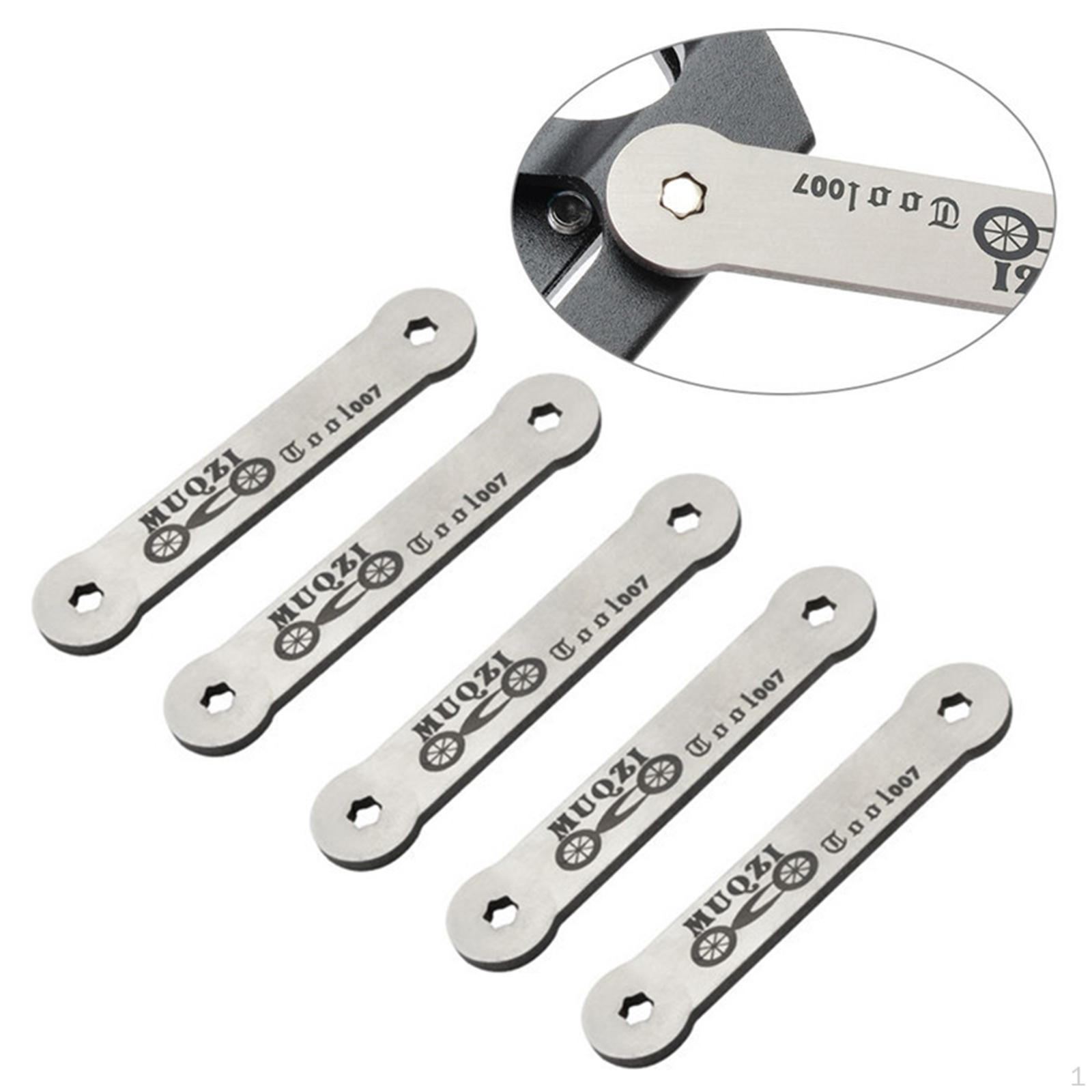 5Pieces Pedal Wrench Spanner Bicycle Pins Bike Screw for Cycling Repair
5Pieces Pedal Wrench Spanner Bicycle Pins Bike Screw for Cycling Repair