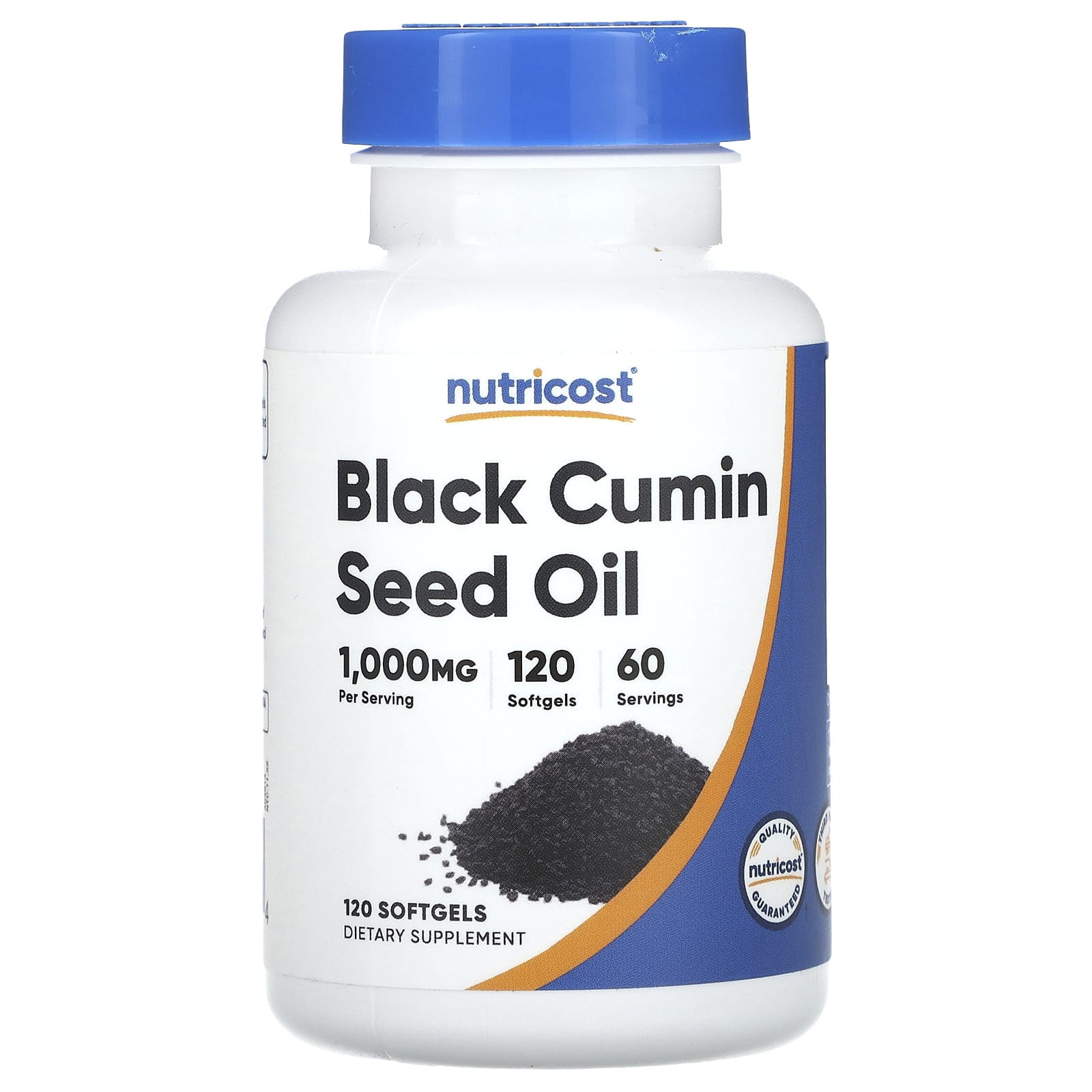 Black Cumin Seed Oil, 120 Softgels (500Mg per Softgel)
Black Cumin Seed Oil, 120 Softgels (500Mg per Softgel)