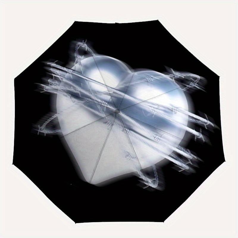 1pc Heart Automatic Folding Umbrella, Portable & Foldable Design with 8 Ribs, Casual Outdoor Accessory yy250805079
1pc Heart Automatic Folding Umbrella, Portable & Foldable Design with 8 Ribs, Casual Outdoor Accessory yy250805079