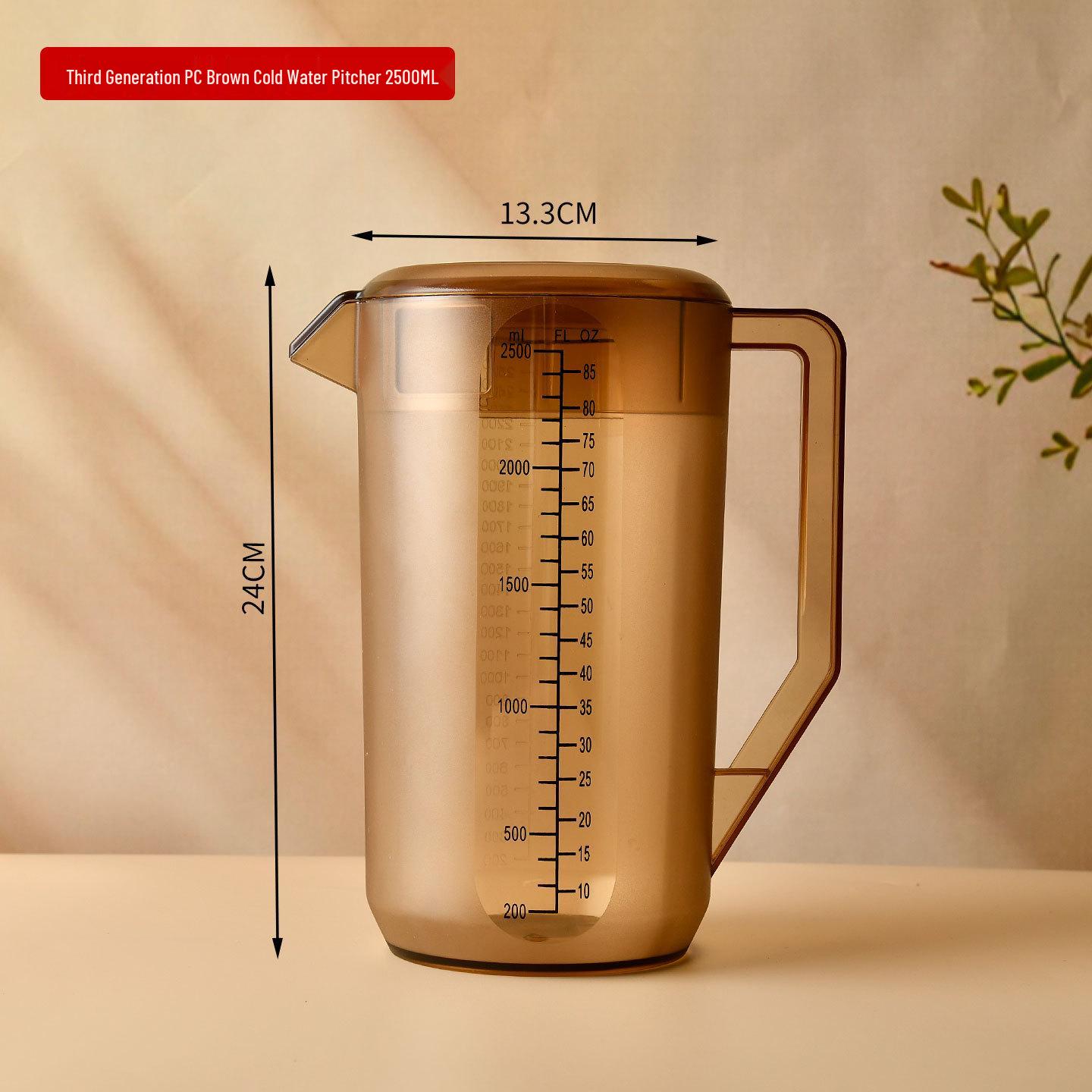 High-Temperature Resistant Large Capacity Plastic Cold Water Kettle for Milk Tea, Juices, and Catering
High-Temperature Resistant Large Capacity Plastic Cold Water Kettle for Milk Tea, Juices, and Catering