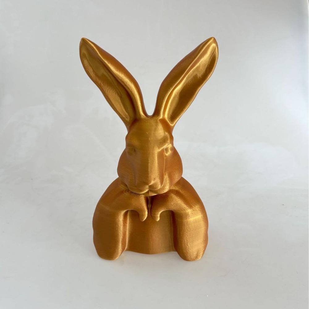 3D Printed Easter Decorations Modern Minimalist Light Luxury Rabbit Figurine Nordic Style Easter Rabbit Bust Tabletop Ornament 6.6-5.8-12cm золотий
3D Printed Easter Decorations Modern Minimalist Light Luxury Rabbit Figurine Nordic Style Easter Rabbit Bust Tabletop Ornament 6.6-5.8-12cm золотий