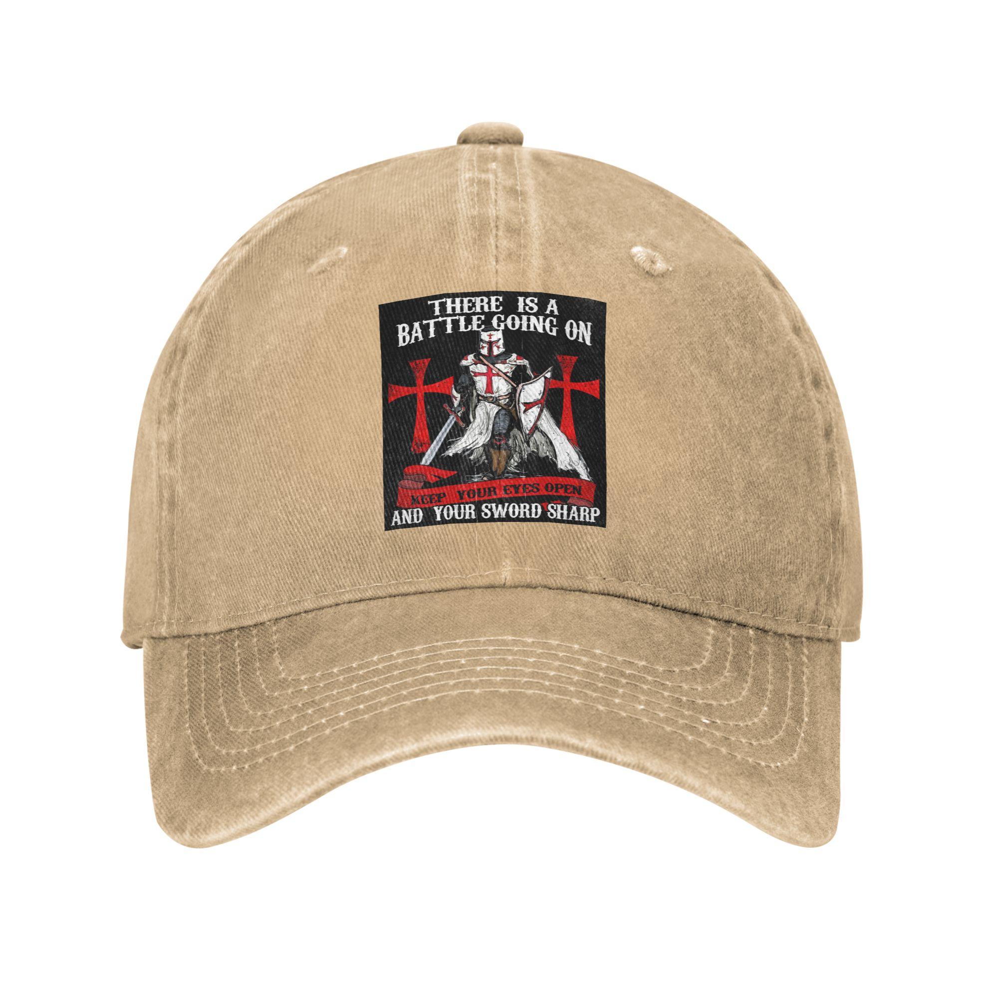 Knights Templar Cross Shield Symbol Medieval Sword Emblem Secret Order Washed Denim Cap Baseball Caps Hat Unisex Baseball Hats One Size
Knights Templar Cross Shield Symbol Medieval Sword Emblem Secret Order Washed Denim Cap Baseball Caps Hat Unisex Baseball Hats One Size
