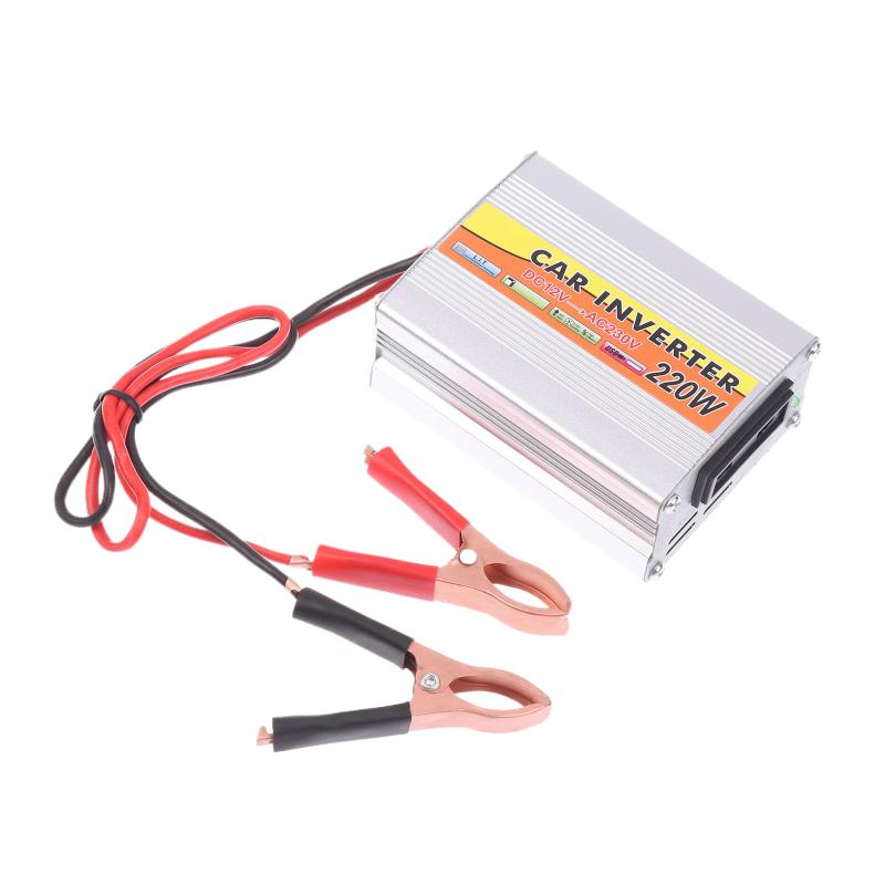 Car Compatible 220W Solar Power Inverter with USB Voltage Transformer, DC 12V to AC 220V Converter and Battery Adapter
Car Compatible 220W Solar Power Inverter with USB Voltage Transformer, DC 12V to AC 220V Converter and Battery Adapter