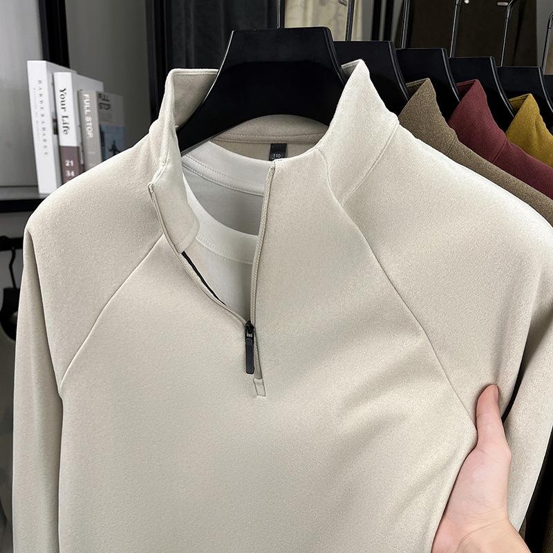 Men s Double-Sided German Fleece Half-Zip Long-Sleeve Sweatshirt - Simple, Warm, Casual Base Layer for Autumn/Winter XL бежевий/сірий колір
Men s Double-Sided German Fleece Half-Zip Long-Sleeve Sweatshirt - Simple, Warm, Casual Base Layer for Autumn/Winter XL бежевий/сірий колір