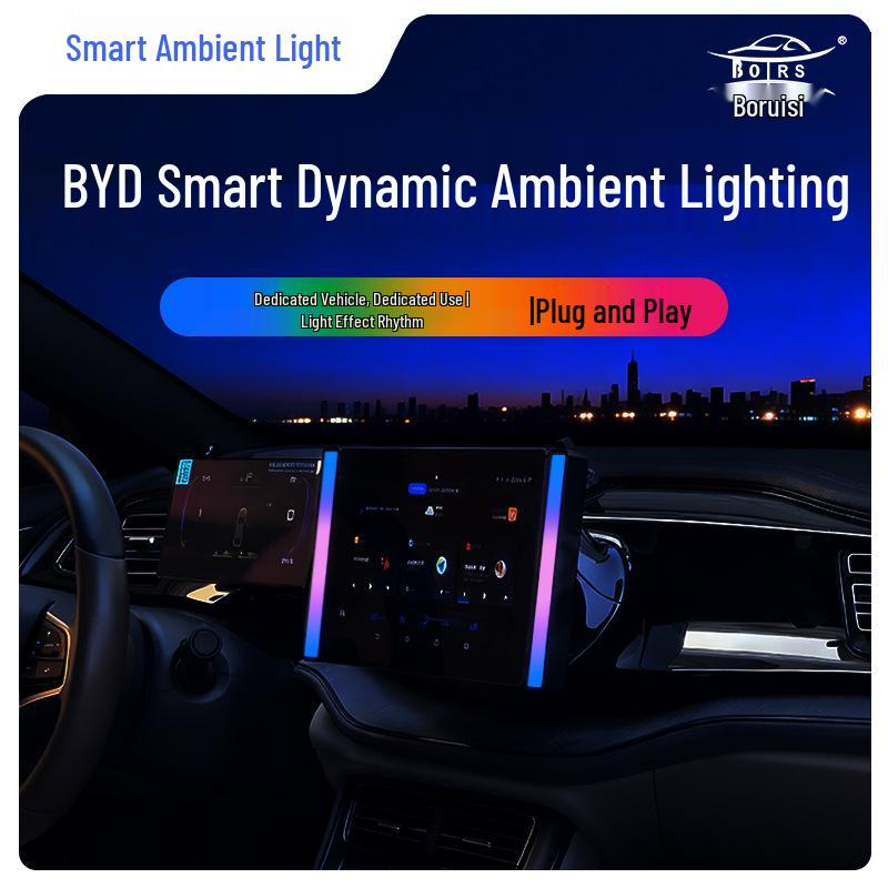 BYD Qin Dolphin Pickup Ambient Light: Sound-Activated, Non-Destructive Installation, Multi-Color Effects for Center Console. ABS
BYD Qin Dolphin Pickup Ambient Light: Sound-Activated, Non-Destructive Installation, Multi-Color Effects for Center Console. ABS