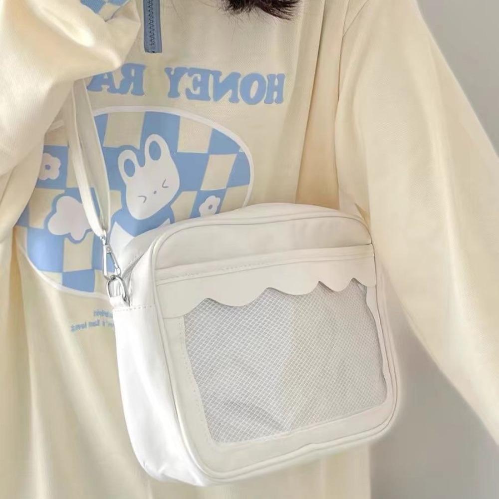 Сумка через плечо JK Uniform из ПУ Y2K из ПВХ, двухмерная прозрачная сумка для девочек красный
Сумка через плечо JK Uniform из ПУ Y2K из ПВХ, двухмерная прозрачная сумка для девочек красный