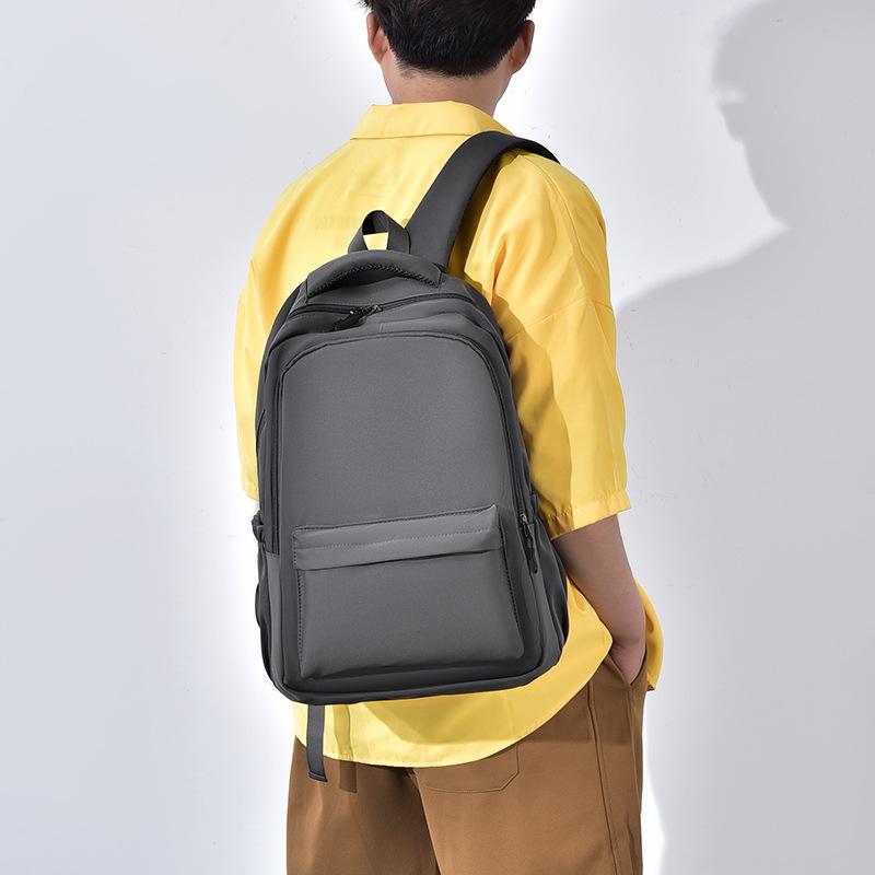 Casual large-capacity simple backpack Harajuku couple travel lightweight backpack versatile anti-splashing versatile computer bag чорний
Casual large-capacity simple backpack Harajuku couple travel lightweight backpack versatile anti-splashing versatile computer bag чорний