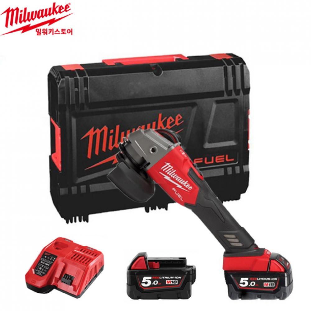 Milwaukee 18V FUEL Угловая шлифовальная машина II 5 дюймов, полный набор M18 FSAGV125XB 502X, регулировка скорости, торможение
Milwaukee 18V FUEL Угловая шлифовальная машина II 5 дюймов, полный набор M18 FSAGV125XB 502X, регулировка скорости, торможение