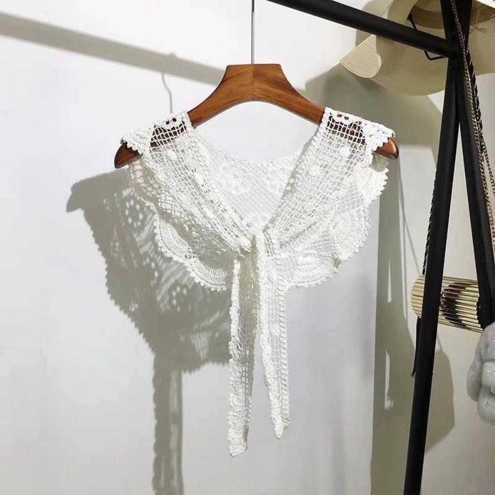 Fashion Detachable Fake Collar Lace Trim Hollow Knitted False Collar Adjustable Crochet Decorative Collar Clothing Accessories белый
Fashion Detachable Fake Collar Lace Trim Hollow Knitted False Collar Adjustable Crochet Decorative Collar Clothing Accessories белый