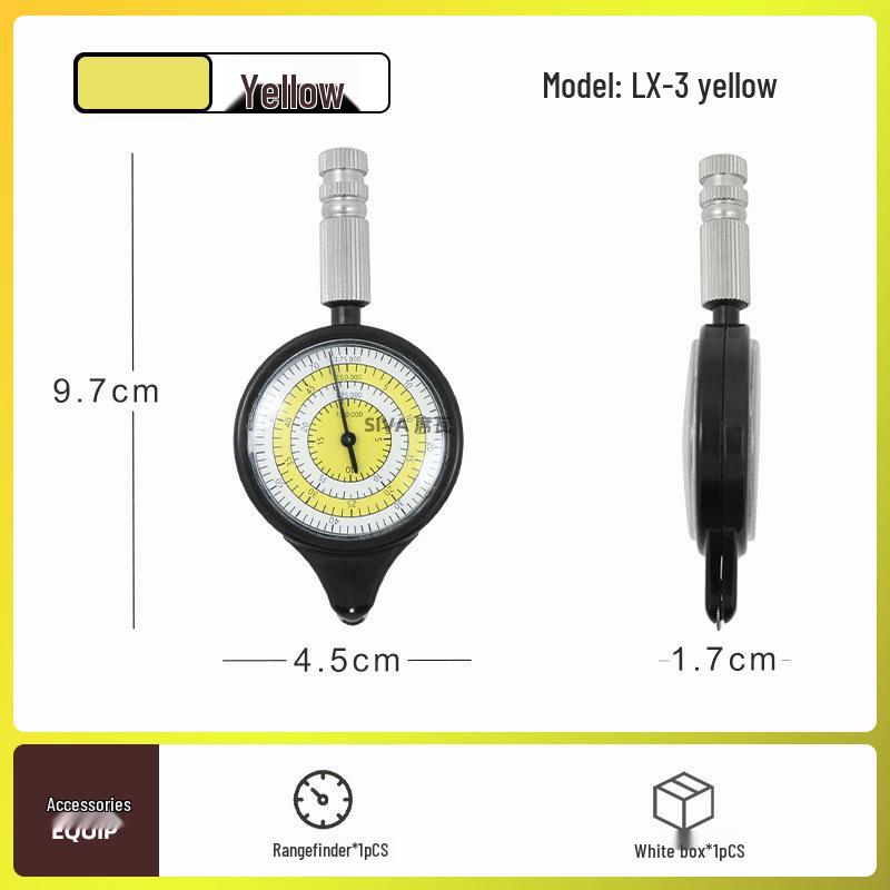 LX-3 Outdoor Map Rangefinder & Rolling Ruler: Multifunctional Distance Measuring Odometer for Mountaineering.
LX-3 Outdoor Map Rangefinder & Rolling Ruler: Multifunctional Distance Measuring Odometer for Mountaineering.