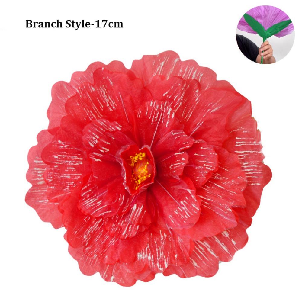Colorful Peony Flower Dance Props Cloth Hand held Flower New Kindergarten Dance Performance Red Branch 17cm
Colorful Peony Flower Dance Props Cloth Hand held Flower New Kindergarten Dance Performance Red Branch 17cm