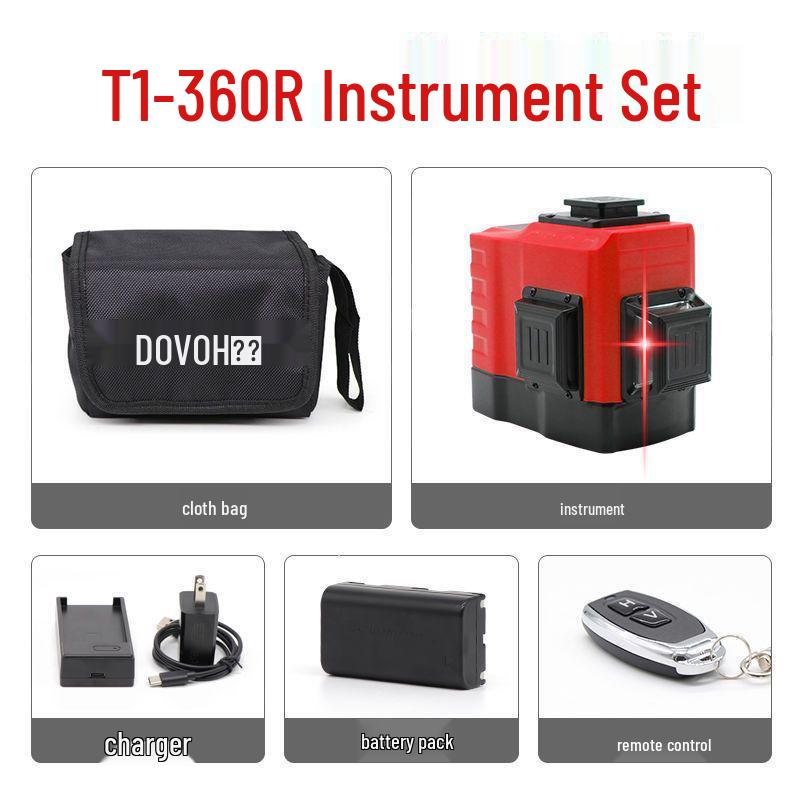 2022 Red T Series Multi-Line Infrared Level: 4, 8, 12 Lines for High-Precision Wall Measurement
2022 Red T Series Multi-Line Infrared Level: 4, 8, 12 Lines for High-Precision Wall Measurement