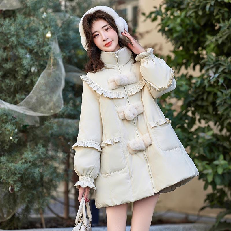 Women s 2024 Chinese-Style Stand-Up Collar Ruffle Down Jacket - Winter Christmas Coat BX2396 L125-135kg
Women s 2024 Chinese-Style Stand-Up Collar Ruffle Down Jacket - Winter Christmas Coat BX2396 L125-135kg