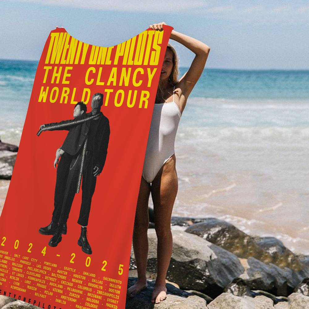 Twenty One Pilot Band Microfiber Blanket Quick Drying Beach Towels Oversized Printing Super Absorbent Pool Towel Blanket W30*H60(CM)
Twenty One Pilot Band Microfiber Blanket Quick Drying Beach Towels Oversized Printing Super Absorbent Pool Towel Blanket W30*H60(CM)