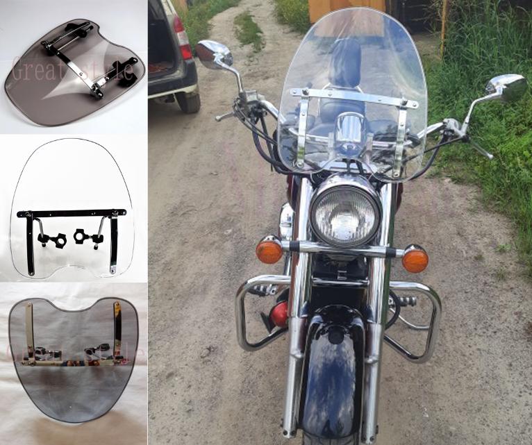 Новое ветровое стекло для мотоцикла Yamaha Virago 125 250 535 700 750 920 1000 1100 XV250 XV535 1981-2007 WindScreen WindScreen
Новое ветровое стекло для мотоцикла Yamaha Virago 125 250 535 700 750 920 1000 1100 XV250 XV535 1981-2007 WindScreen WindScreen
