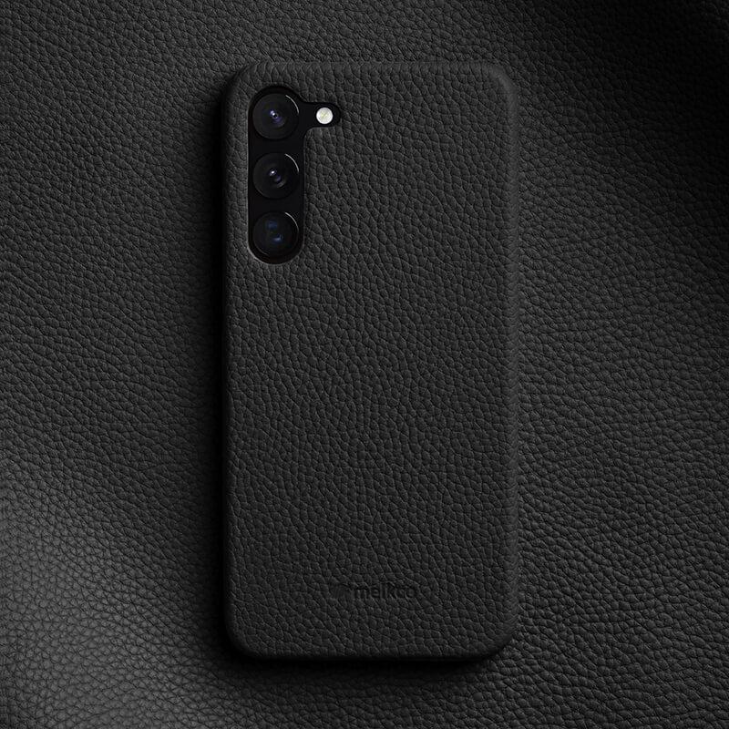 MELKCO Incomplete Cover for Samsung Galaxy S23 Anti-drop Genuine Cow Leather Coated PC Phone Shell Black
MELKCO Incomplete Cover for Samsung Galaxy S23 Anti-drop Genuine Cow Leather Coated PC Phone Shell Black