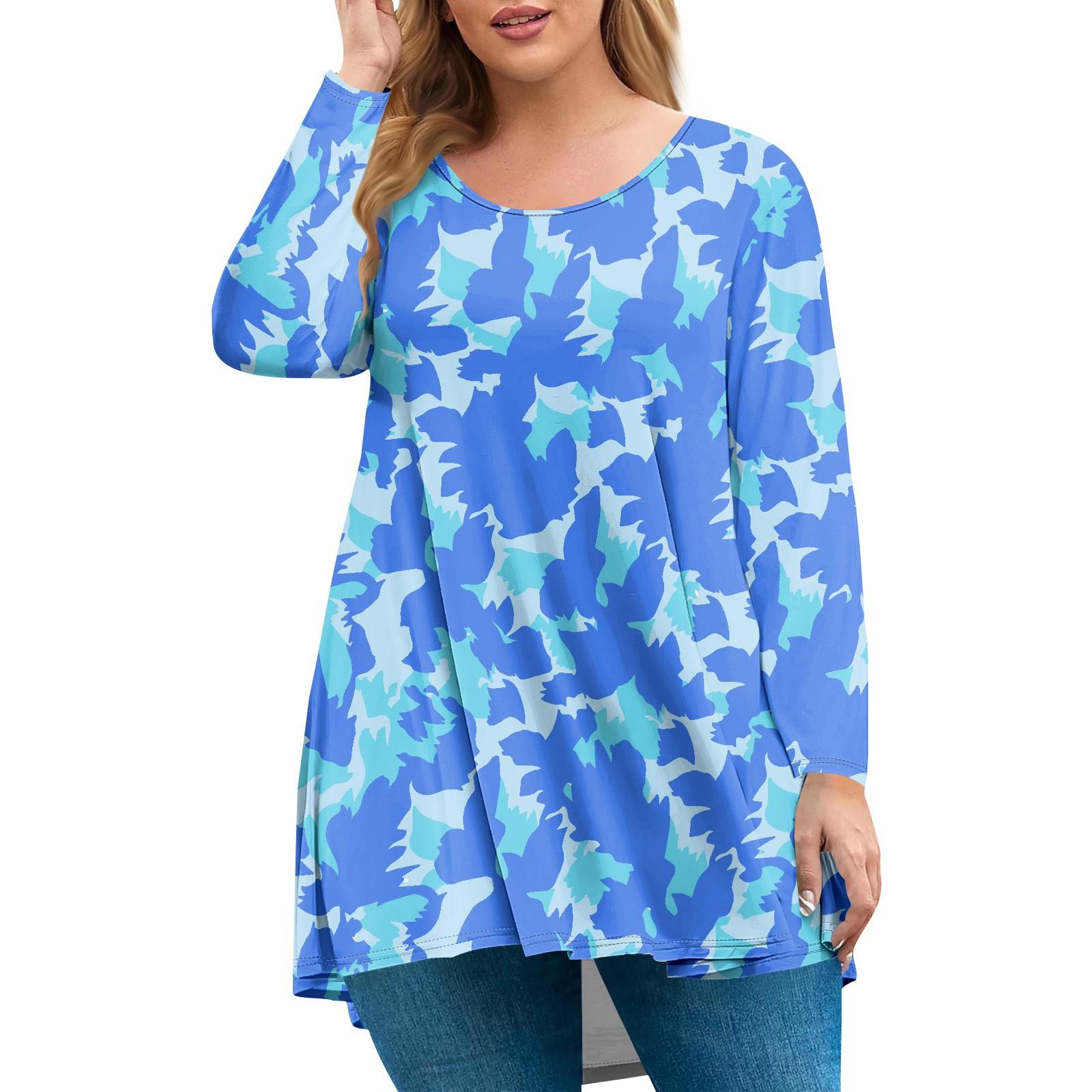 Women s Plus Size Top, Garden Collar Long Sleeved Shirt, Fashionable Floral Print Casual Top L синій
Women s Plus Size Top, Garden Collar Long Sleeved Shirt, Fashionable Floral Print Casual Top L синій