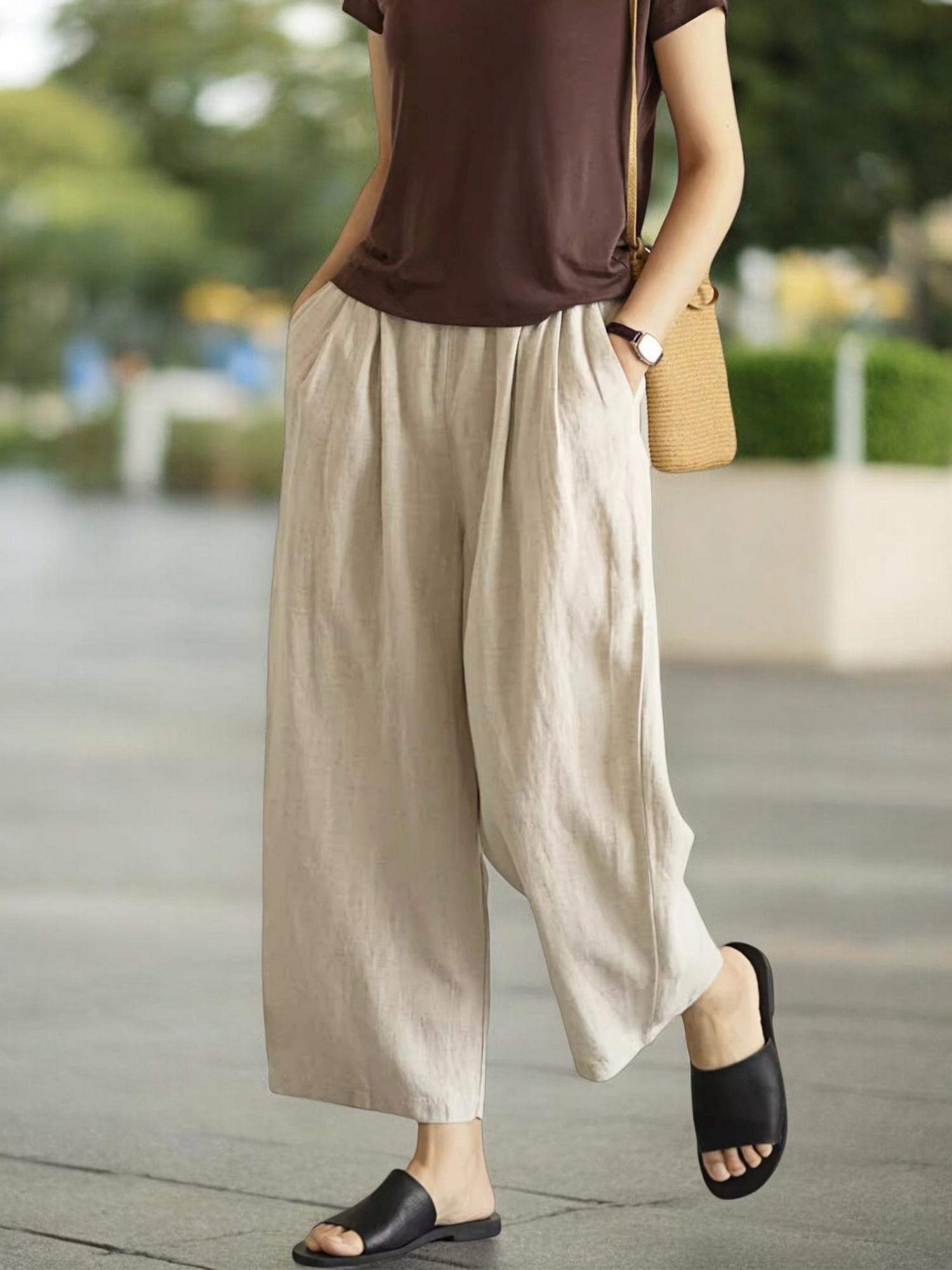 Women s Retro Tencel Linen Cropped Wide-Leg Summer Harem Pants 2026 L (suitable for 58-68 kg)
Women s Retro Tencel Linen Cropped Wide-Leg Summer Harem Pants 2026 L (suitable for 58-68 kg)