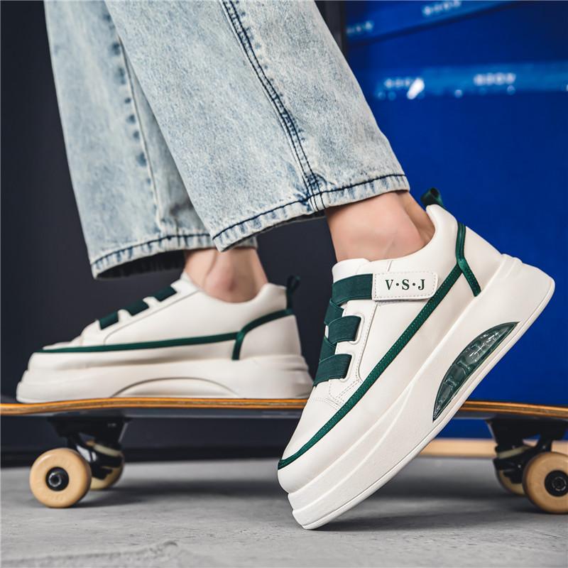 Spring and Autumn Men s Shoes 2025 New Summer Air Cushion Sports Casual Skateboard Shoes Teen Versatile White Leather Shoes Trendy Shoes 39
Spring and Autumn Men s Shoes 2025 New Summer Air Cushion Sports Casual Skateboard Shoes Teen Versatile White Leather Shoes Trendy Shoes 39