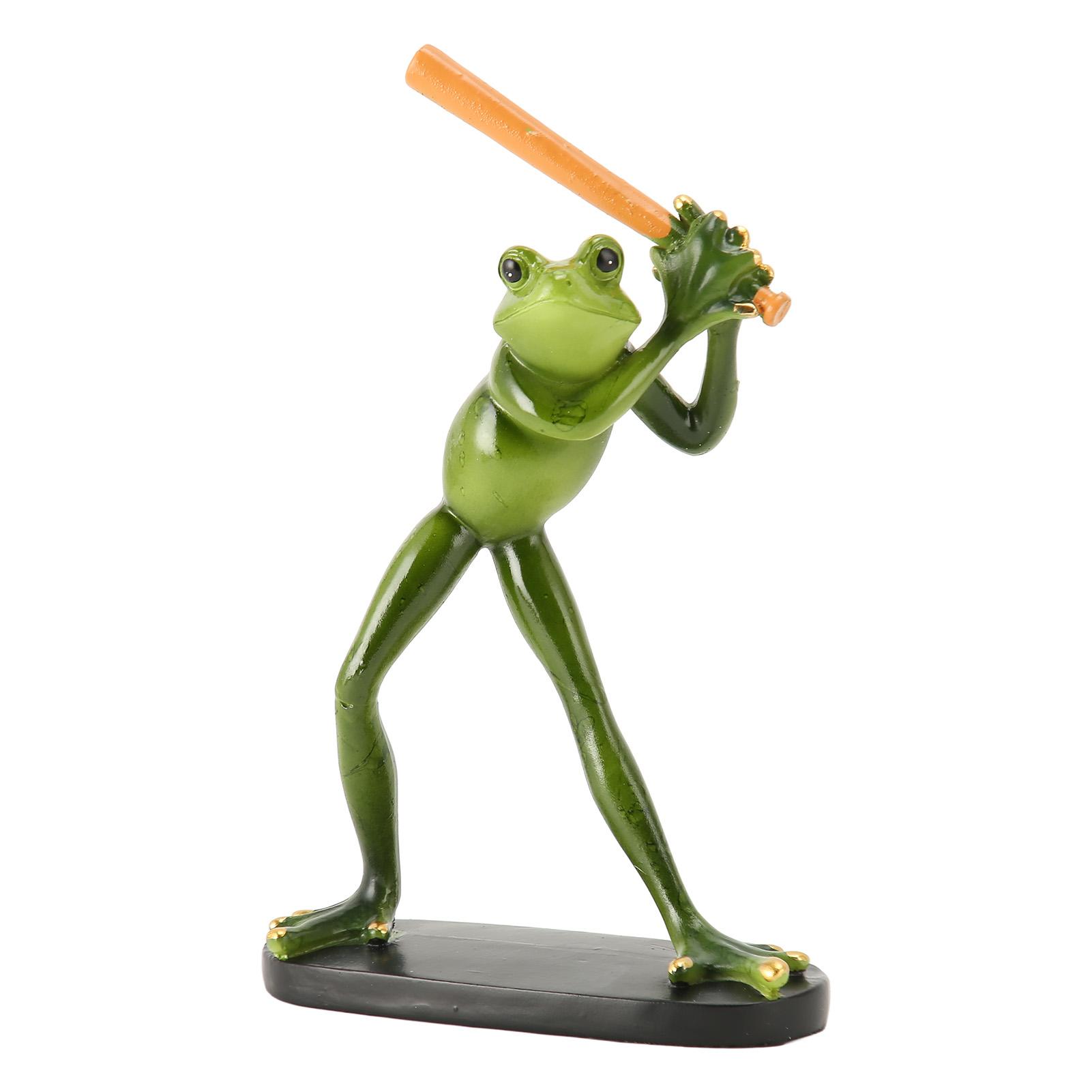 Frog Statue Resin Sports Frog Figurine Decor Sculpture Statue Crafts for Outdoor Garden Patio Lawn
Frog Statue Resin Sports Frog Figurine Decor Sculpture Statue Crafts for Outdoor Garden Patio Lawn